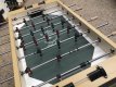 2.0125 (ref 2.0125) 2de hands groene tafelvoetbal Jupiter 7*