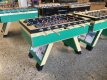 2.0127 (ref 2.0127) 2de hands groene tafelvoetbal Jupiter 6*