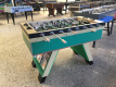 2.0129 (ref 2.0129) 2de hands groene tafelvoetbal Jupiter 7*