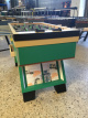 2.0129 (ref 2.0129) 2de hands groene tafelvoetbal Jupiter 7*