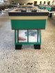2.0130 (ref 2.0130) 2de hands groene tafelvoetbal Jupiter 6*