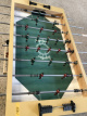 2.0130 (ref 2.0130) 2de hands groene tafelvoetbal Jupiter 6*