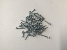 alu ruit en rondes schroefjes (64 stuks) set schroefjes (64 stuks) voor aluminium plaatjes rond + aluminium plaatjes ruit