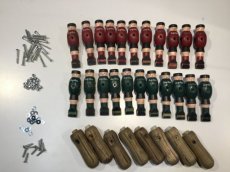 ZZ.0131 zz.0131 2dehands set spelers + handvaten + schroeven