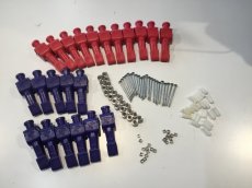 zz.0146 zz.0146 2dehands set spelers + schroeven voor jupiter eurosoccer