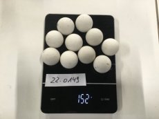 zz.0149 zz.0149  OLD STOCK 10 gesableerde kurken ballen (90's)