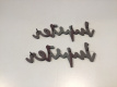 zz.0150 zz.0150 NEW OLD STOCK , 2 x logo jupiter jaren 80